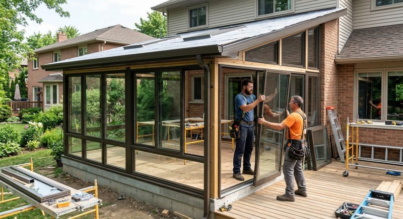 Lanai Enclosure Installation in Boulder, CO
