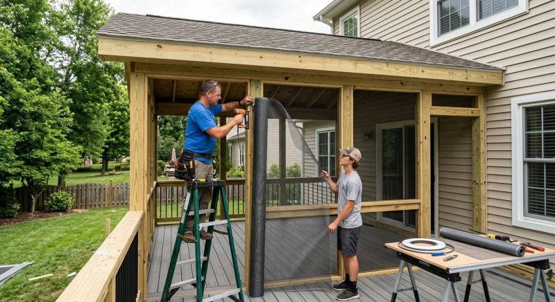 Porch Enclosure Installation in Boulder, CO